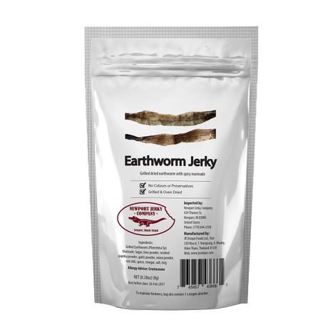 Illustration for article titled Would you eat earthworm jerky?